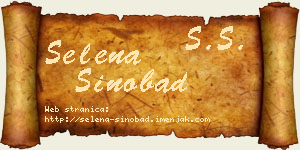 Selena Sinobad vizit kartica